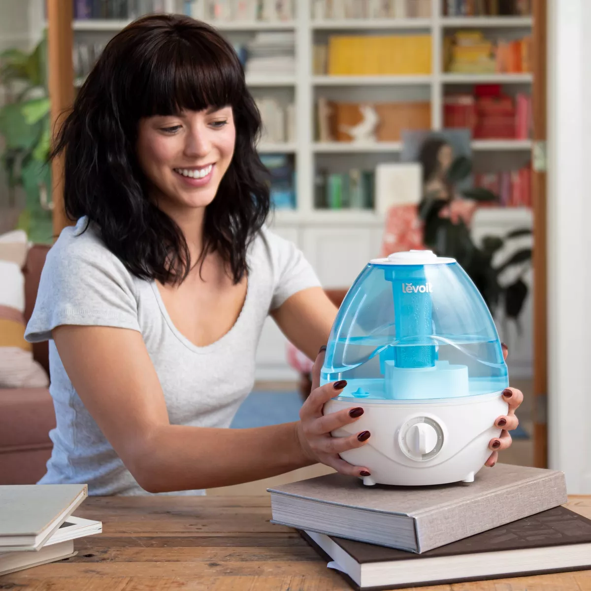 Levoit Misty Ultrasonic Cool Mist Humidifier Blue