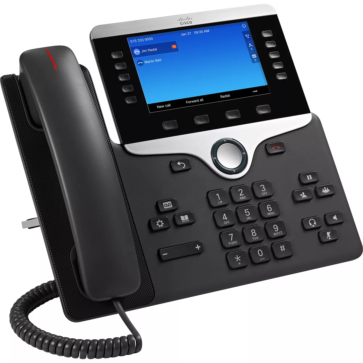 Cisco 8841 IP Phone - Wall Mountable - VoIP - Caller ID