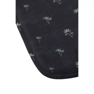Holli Zollinger Palma Dark Bath Mat Black - Deny Designs