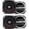 Pyramid TW44 1" 1200W Heavy Duty Titanium Dome Bullet Car Super Tweeters