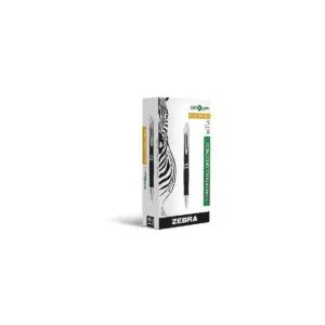 Zebra GR8 Retractable Gel Pen Black Ink Medium Dozen 42610