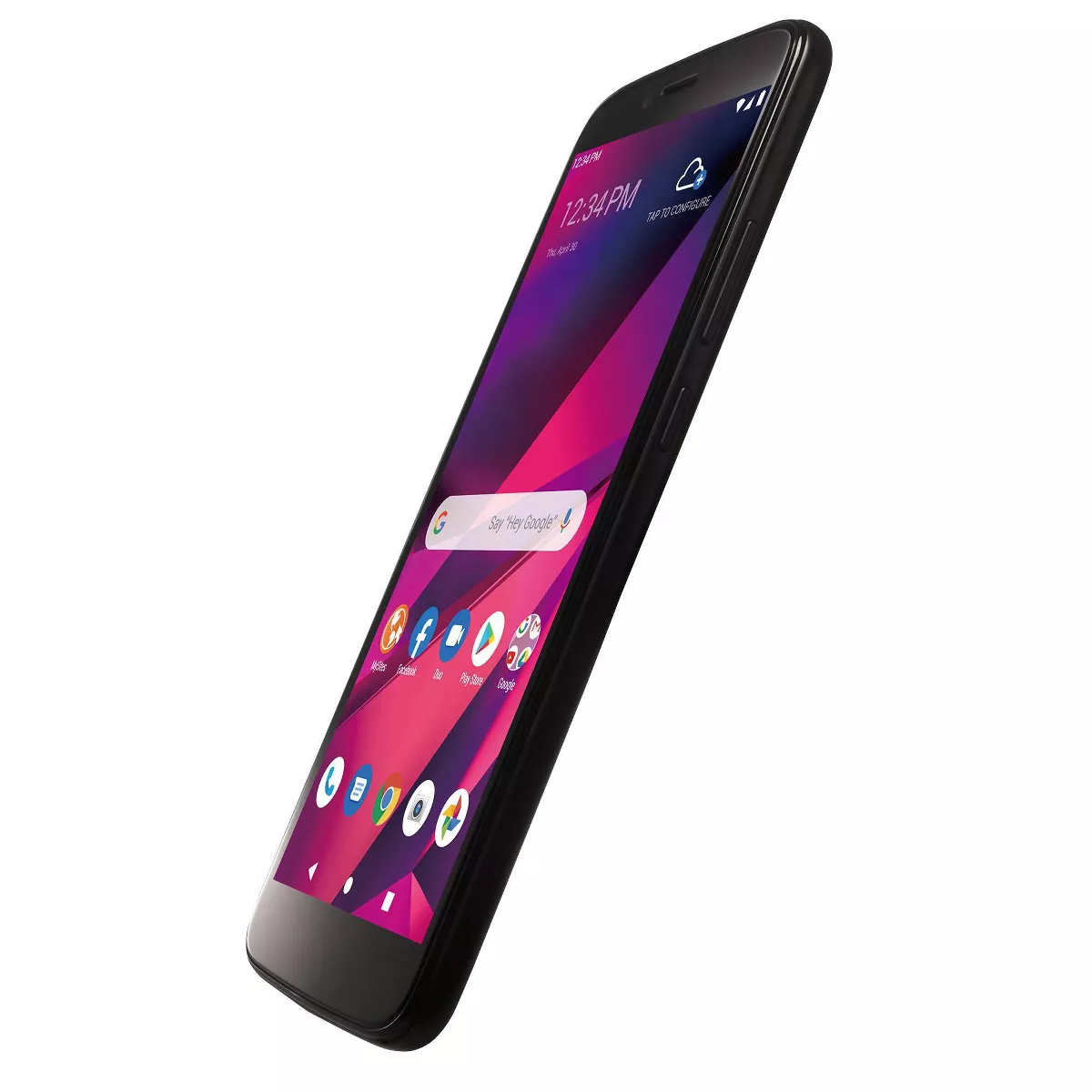 Tracfone BLU View Prepaid Mega (32GB) Smartphone - Black