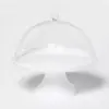 10.8" Melamine Cake Stand with Cover White - Threshold™