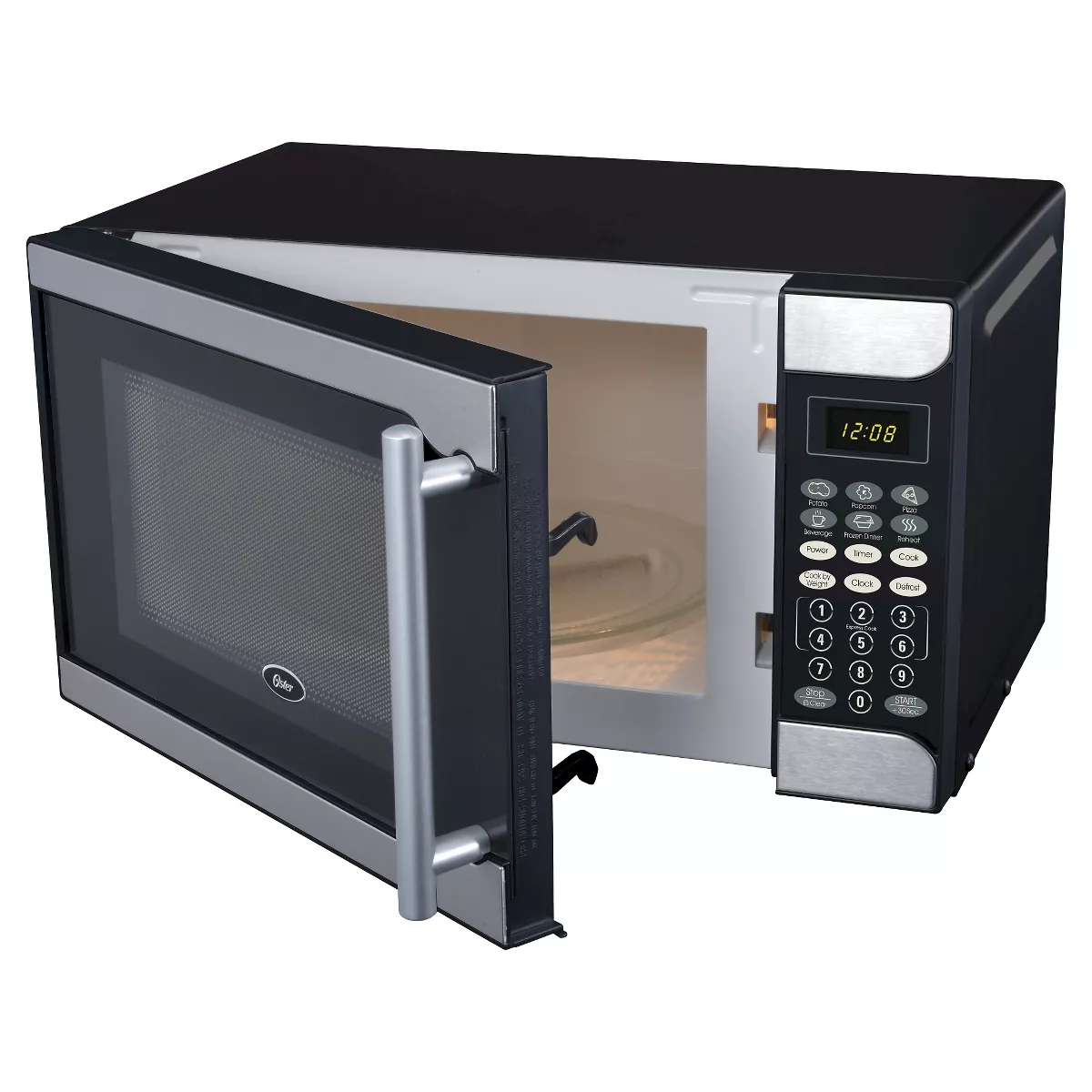 Oster 0.7 Cu. Ft. 700 Watt Microwave Oven - Stainless Steel