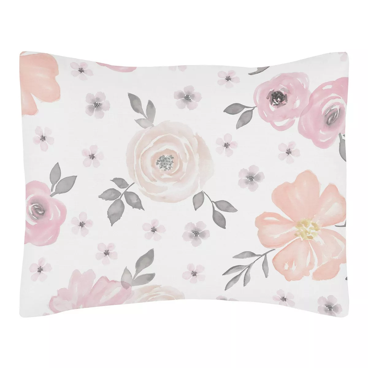 4pc Watercolor Floral Twin Bedding - Sweet Jojo Designs