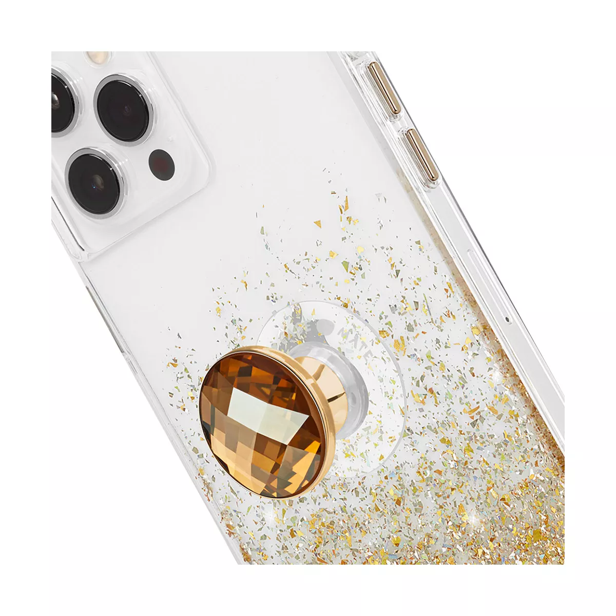 Case-Mate - MINIS - Phone Grip & Stand - Removable for MagSafe Accessory Use - Suction Cup - Champagne Gold
