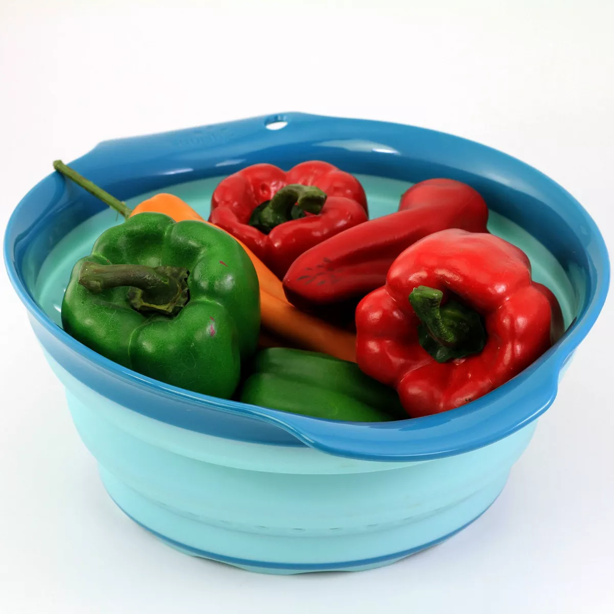 Squish 4qt Plastic Collapsible Colander Teal