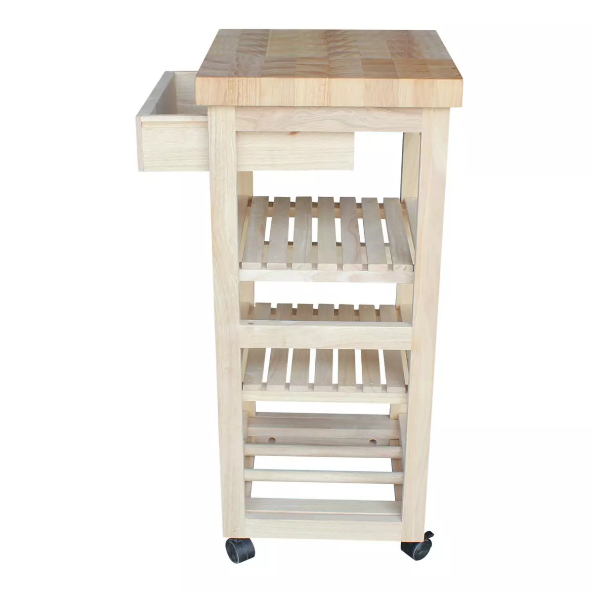 Ashley Kitchen Trolley - Unfinished - International Concepts