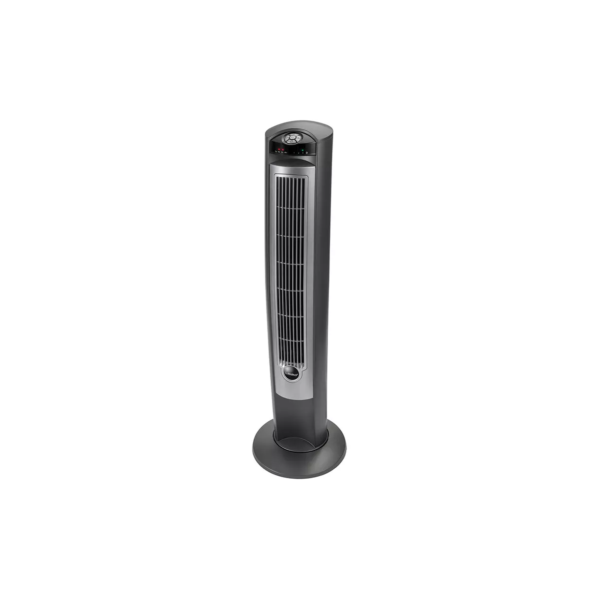 Lasko T42951 42 Inch 3-Speed Wind Curve Quiet Slim Widespread Oscillating Tower Fan with Remote Control, Nighttime Setting, and Timer, Silver