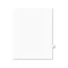 Avery-Style Legal Exhibit Side Tab Divider Title: 20 Letter White 25/Pack 01020