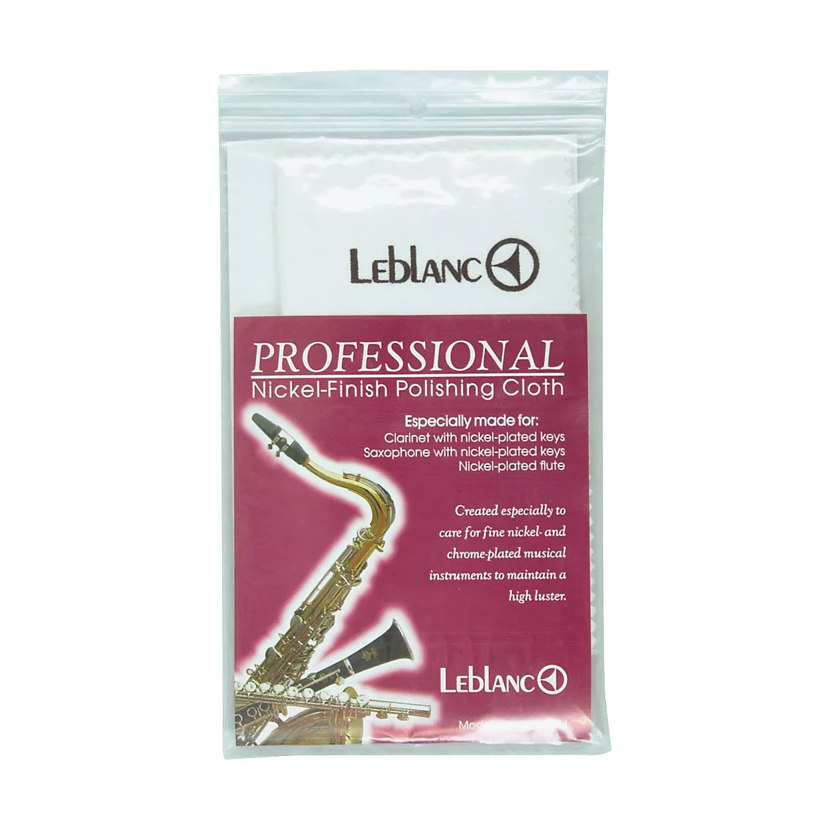 Leblanc Professional Nickel-Finish Polishing Cloth