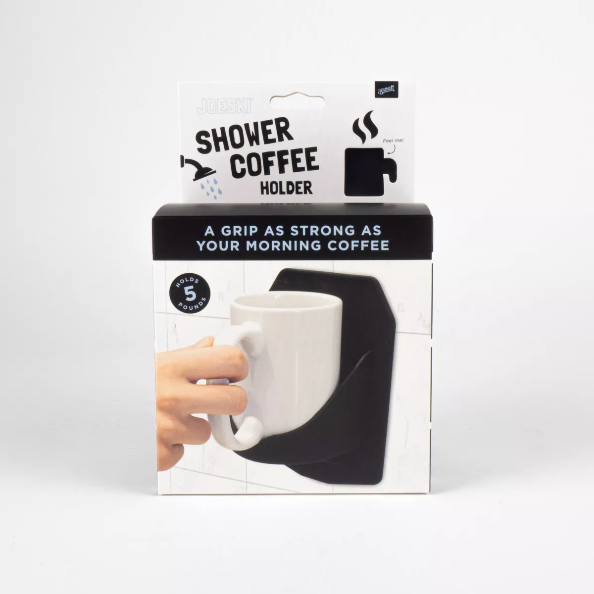 16oz Joeski Shower Coffee Holder Black