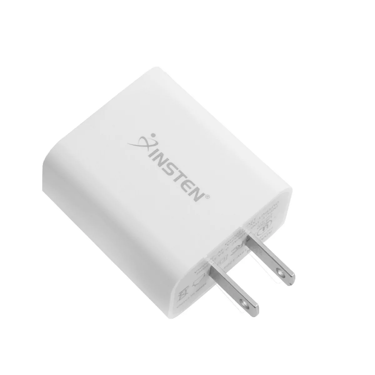Insten 18W USB-C PD Power Delivery Fast Charger Wall AC Adapter for iPhone 12 Pro 12 Pro Max 12 11 XS SE 2020, iPad, Cell phones, Tablets, White