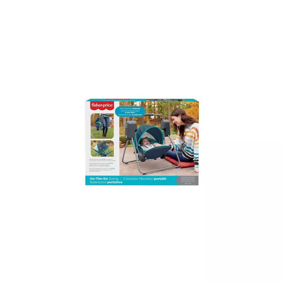 Fisher-Price On-the-Go Swing - Pixel Forest
