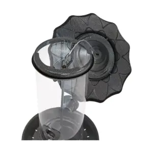 Sunnydaze Decor Wild Bird Seed Feeder with Acorn Style Roof - Gray - 13