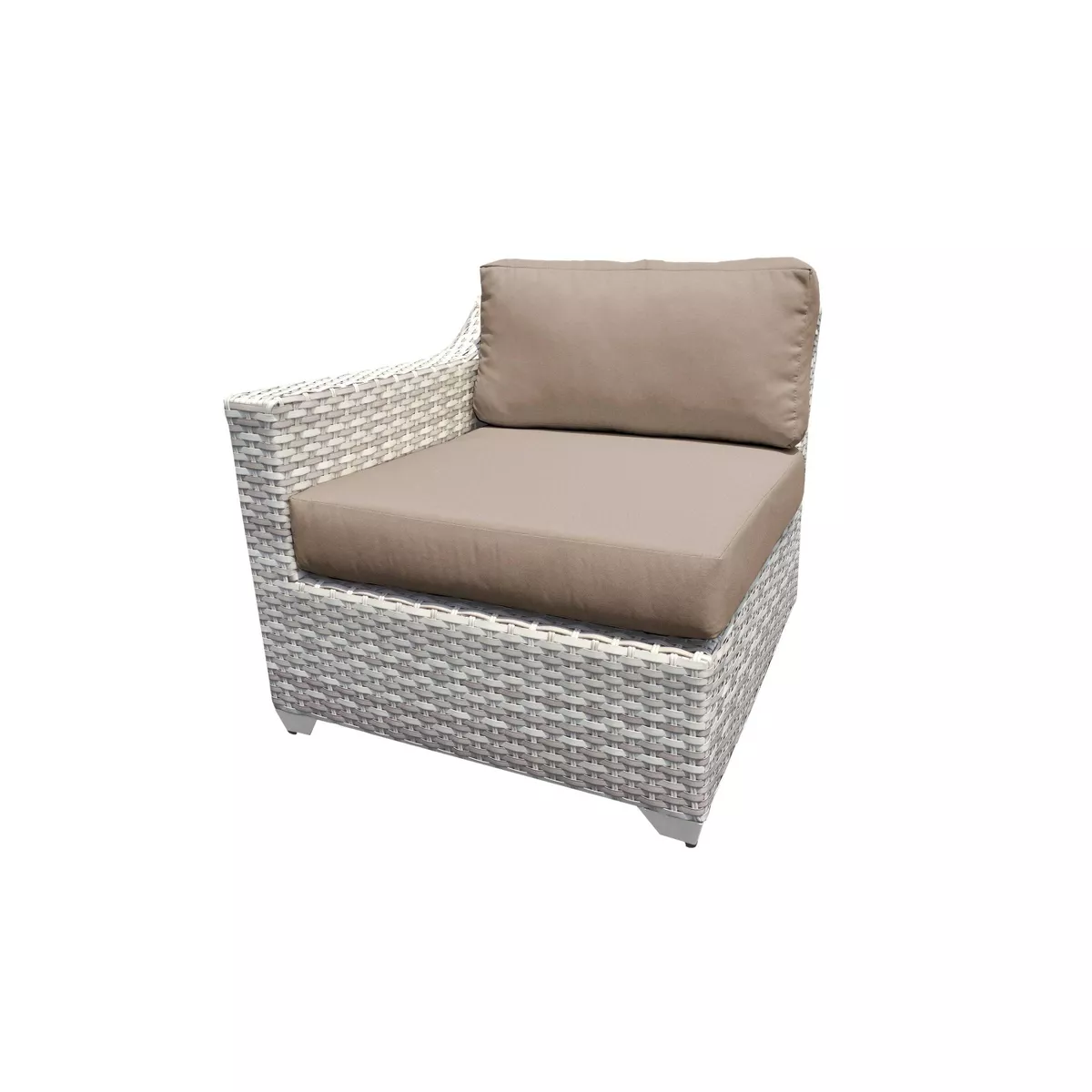 Fairmont 6pc Patio Seating Set with Cushions - Wheat - TK Classics