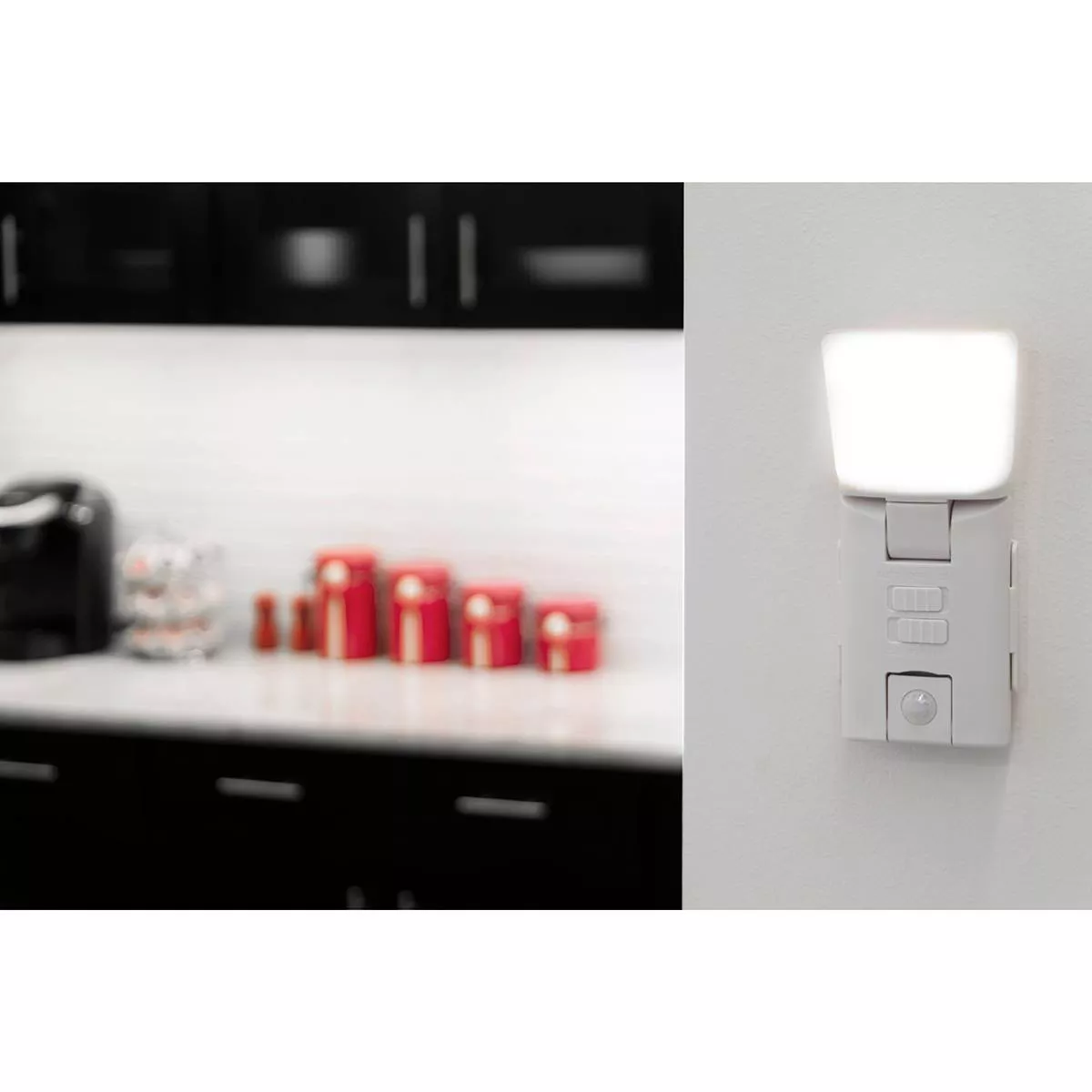 Energizer 65 Lumens Swivel Head Security Motion Sensing LED Outdoor Wall Light White