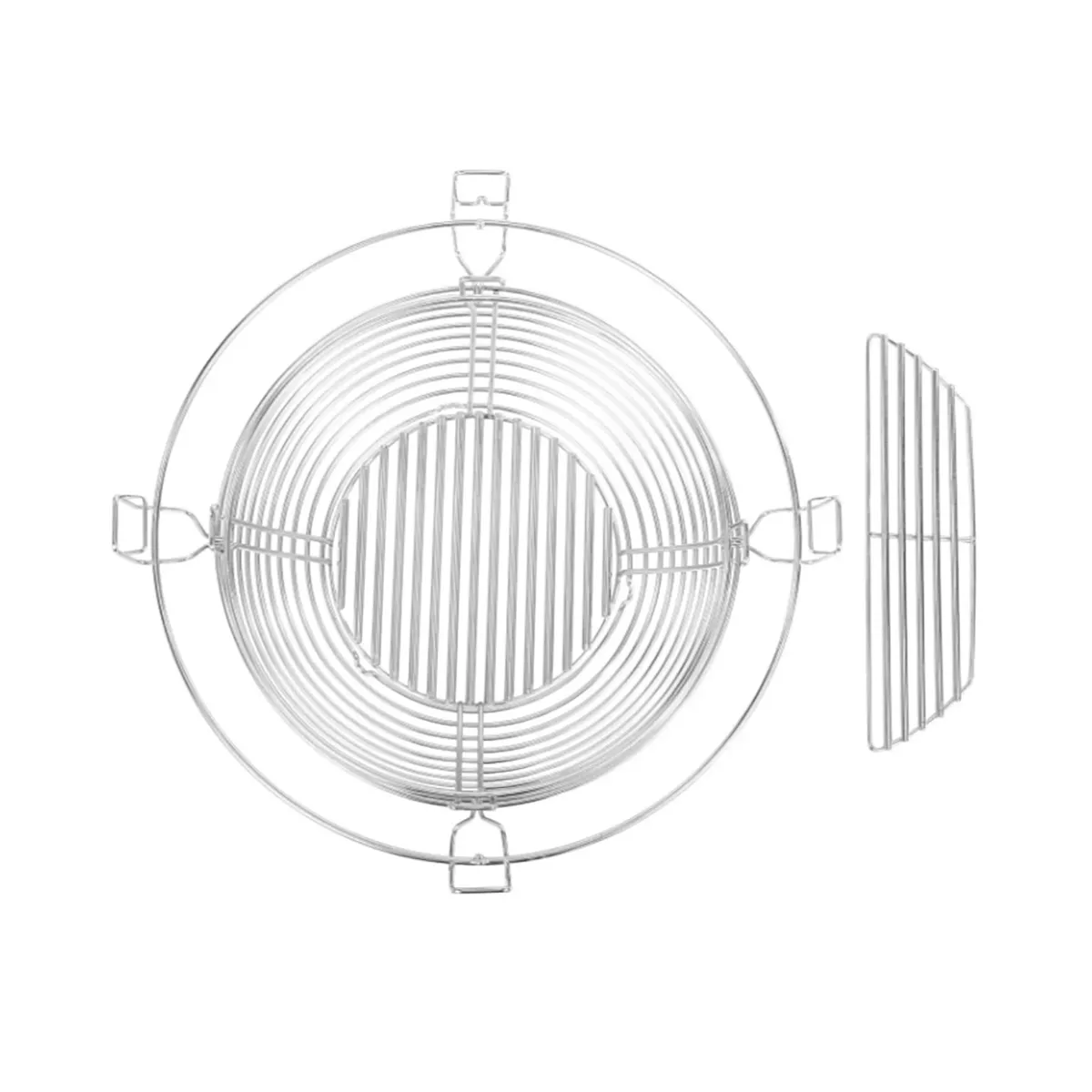 Kamado Joe Versatile 304 Stainless Steel Rustproof Charcoal Sifting Basket Outside Grill Accessory for 18