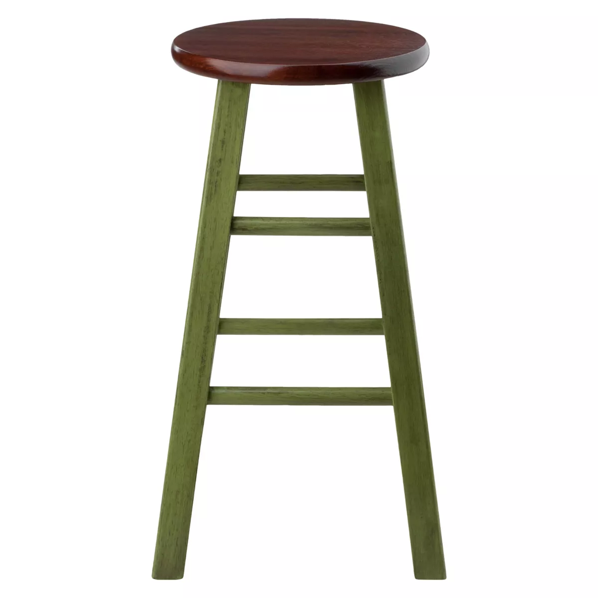 24"Ivy Counter Height Barstool - Green - Winsome
