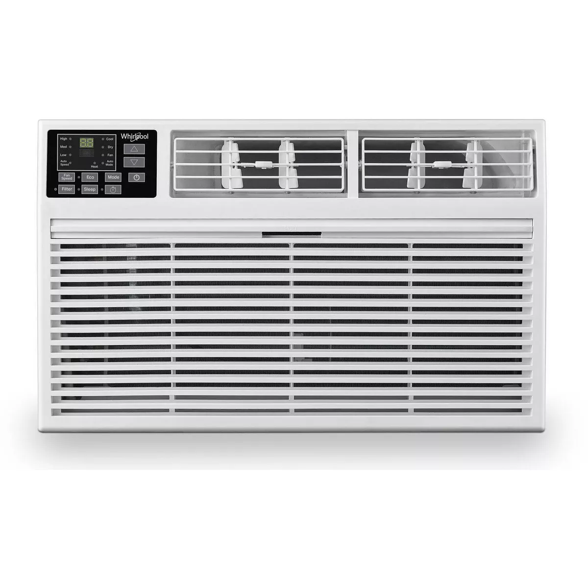 Whirlpool 12,000 BTU 230V Through the Wall Air Conditioner WHAT121-HAW with 10,600 BTU Supplemental Heating