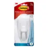 Command 1 Hook 2 Strips Large Sized Bathroom Decorative Hook with Water Resistant Strips White