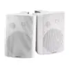 Monoprice 2-Way Active Wall Mount Speakers (Pair) 25W White