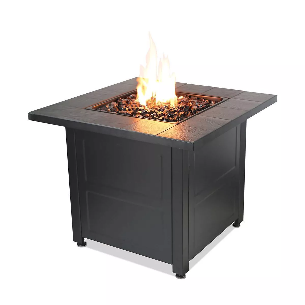 Gas Outdoor Fire Table with Stamped Design - Endless Summer
