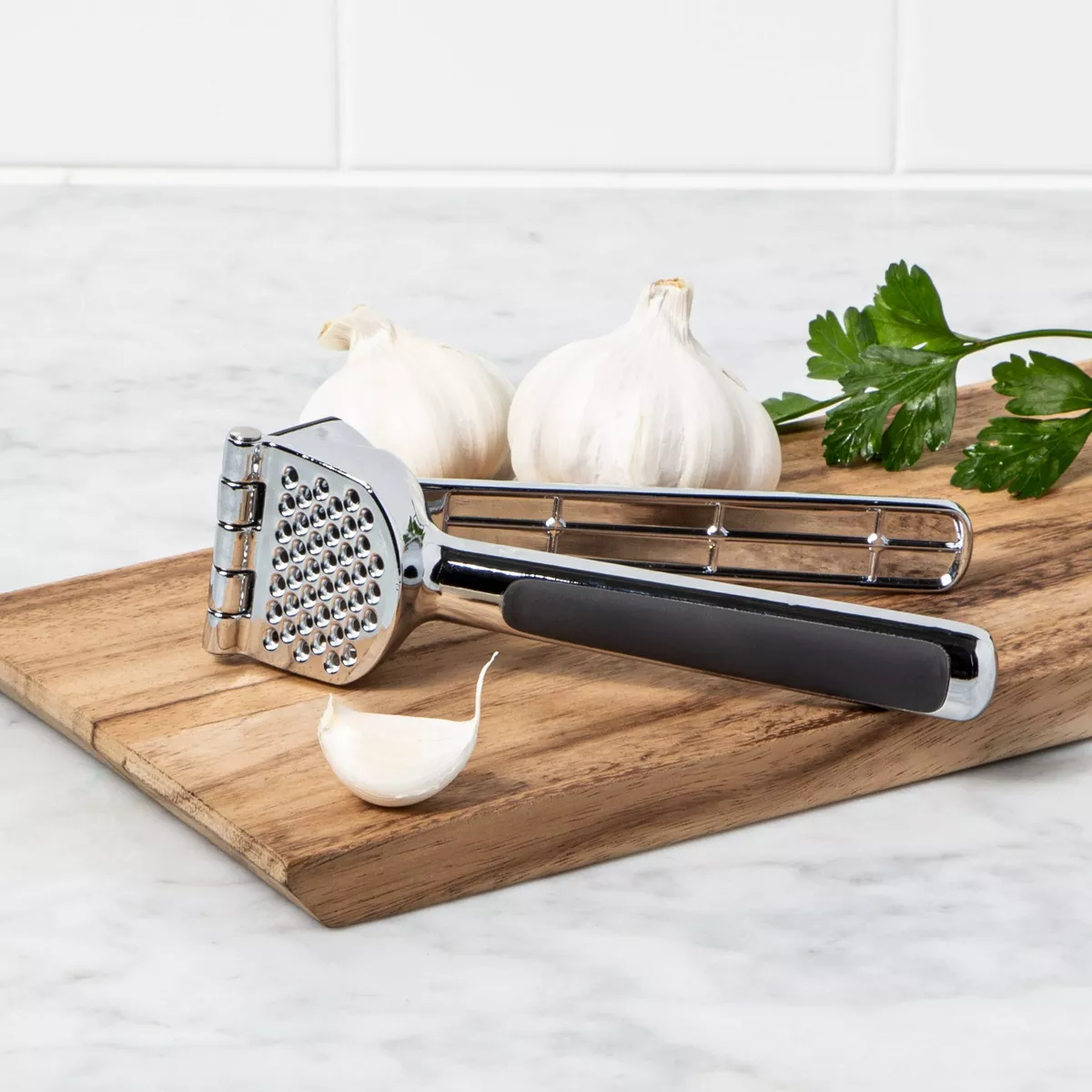 Metal Garlic Press - Made By Design™