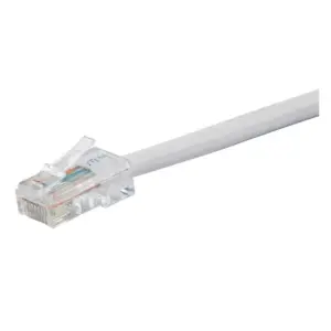 Monoprice Cat6 Ethernet Patch Cable - 3 Feet - White | Network Internet Cord - RJ45, Stranded, 550Mhz, UTP, Pure Bare Copper Wire, 24AWG - Zeroboot