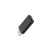 4XEM USB 3.1 Type-C Female to 8-pin Lightning Male Adapter - 1 x Type C Female USB - 1 x Lightning Male Proprietary Connector - Black