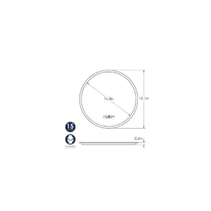 Nordic Ware Natural Aluminum Commercial Traditional Pizza Pan