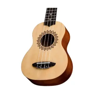 Luna Guitars Vintage Spruce Soprano Ukulele Satin Natural