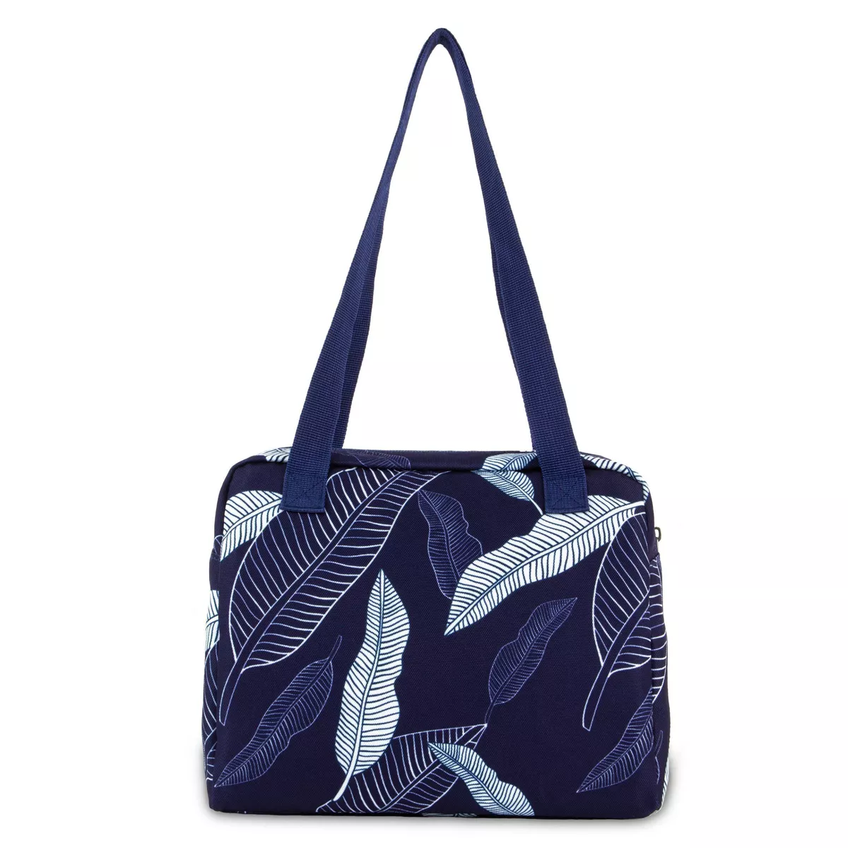 Packit Freezable Hampton Lunch Bag - Navy Leaves