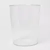 Solid Bathroom Wastebasket Clear - Room Essentials™