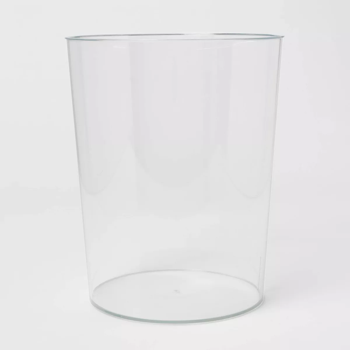 Solid Bathroom Wastebasket Clear - Room Essentials™