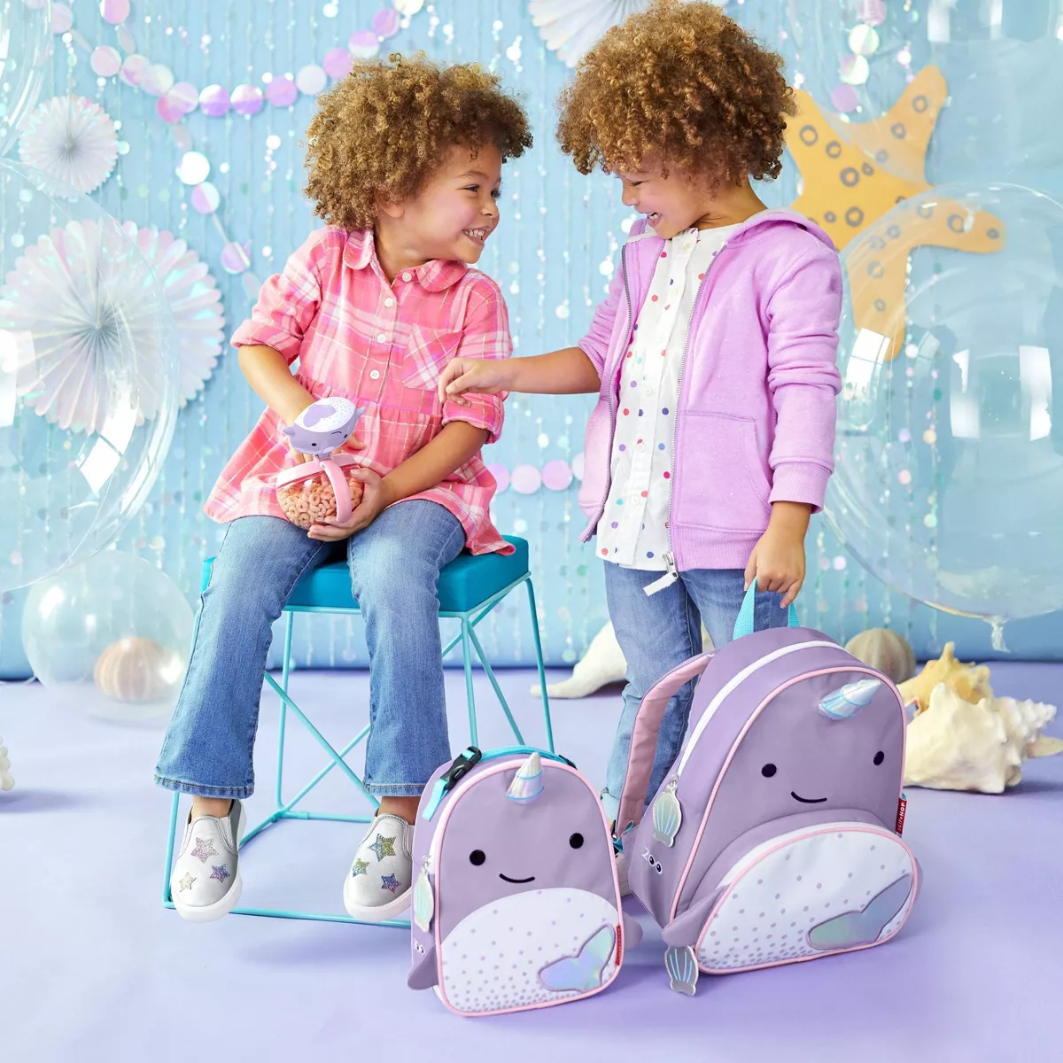 Skip Hop Zoo Little Kids' & Toddler Insulated Lunch Bag - Narwhal
