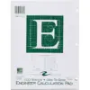 Roaring Spring Engineering Pad 5"x5" Quad 3HP 100 Shts 11"x8-1/2" Green 95582