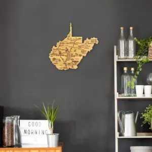 Totally Bamboo Destination West Virginia Serving and Cutting Board