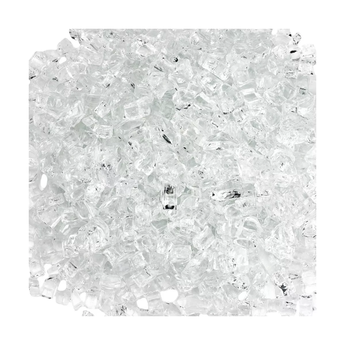 American Fireglass 10 LB Bag 1/4 Inch Reflective Fireplace & Firepit Fire Glass, Star Fire