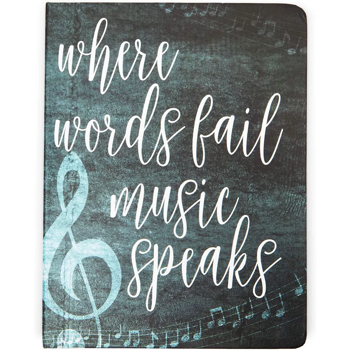 Paper Junkie 3 Pack Lined Vintage Music Journal, Lyric Notebooks (80 Sheets, 6 x 8 in)