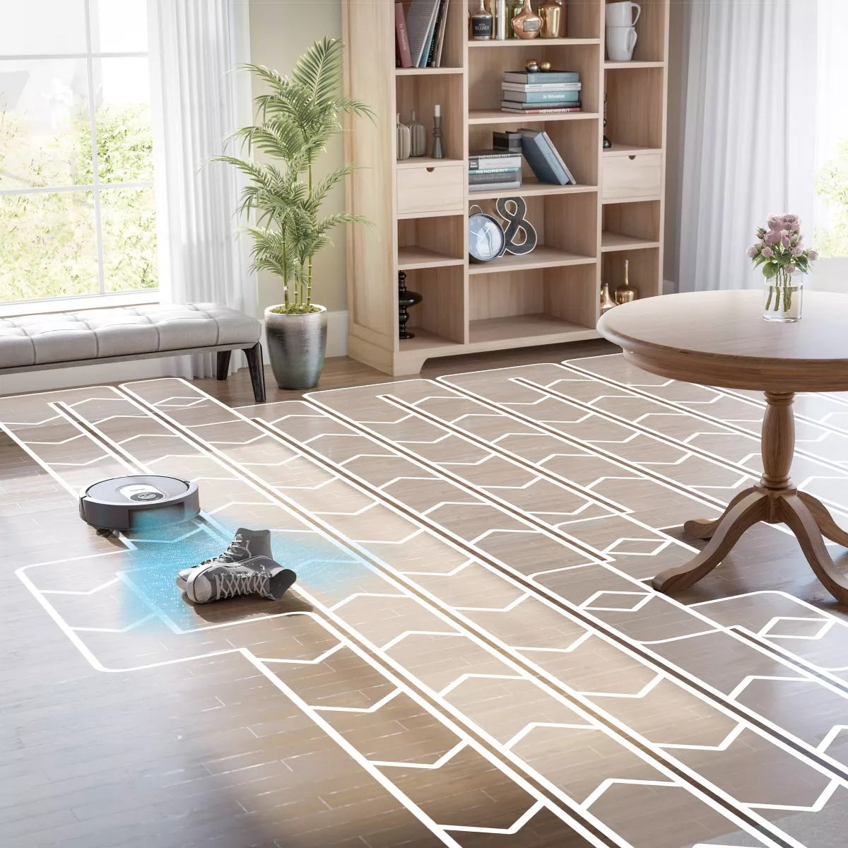 Shark AI Wi-Fi Connected Robot Vacuum with Advanced Navigation -RV2011