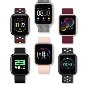 iTouch Air 3 Smartwatch - Gold Case with Beige Strap