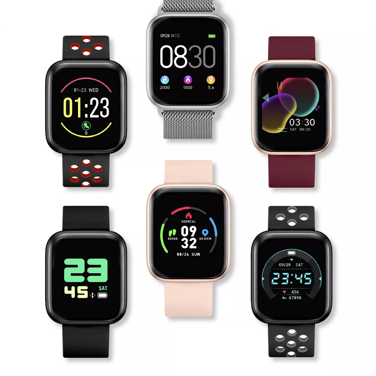 iTouch Air 3 Smartwatch - Gold Case with Beige Strap