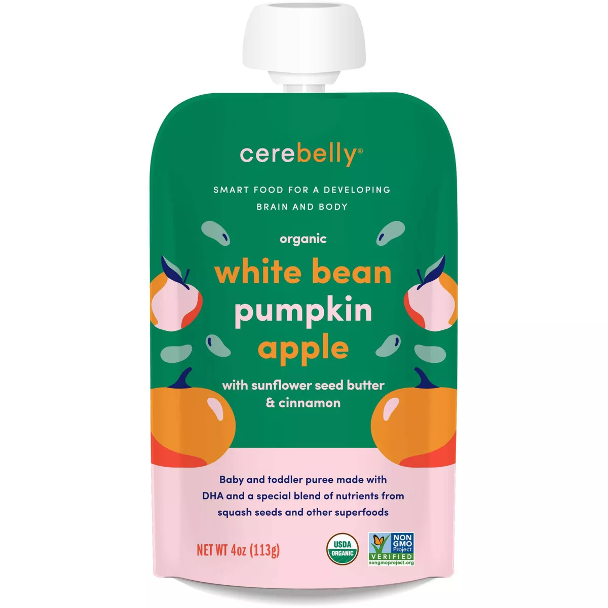 Cerebelly Clean Label Project Purity Award Winning, 11+ Months Organic Baby Food Variety pk