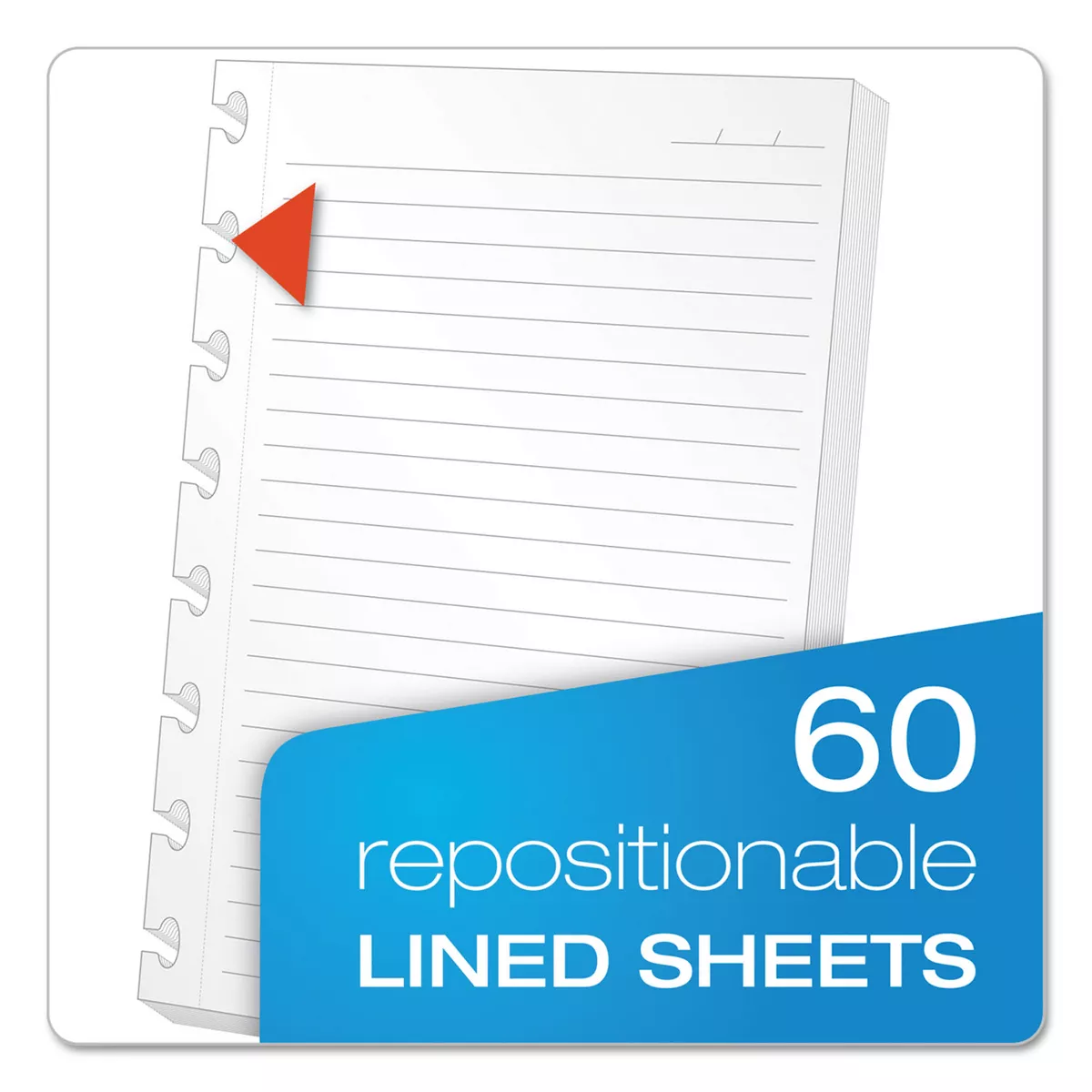 Ampad Versa Crossover Notebook Legal/Wide 24 lb 11 x 8 1/2 Navy 60 Sheets 2/Pack 25634