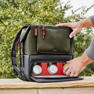 Coleman Can Dispensing 16qt Backpack Cooler - Olive