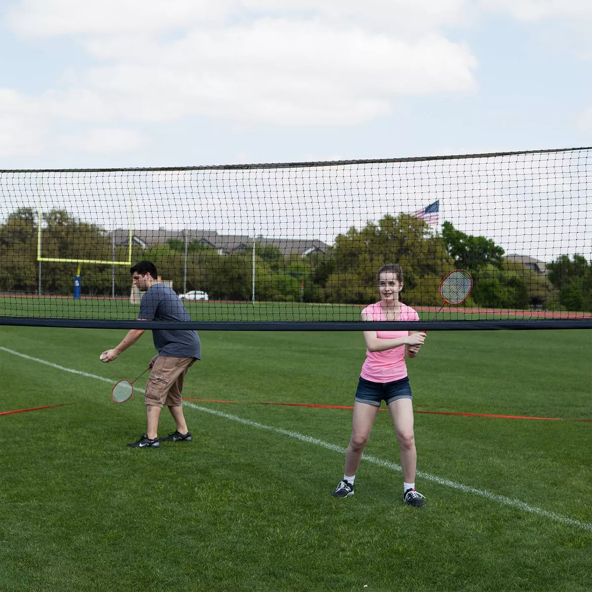 Champion Deluxe Volleyball and Badminton Tournament Set