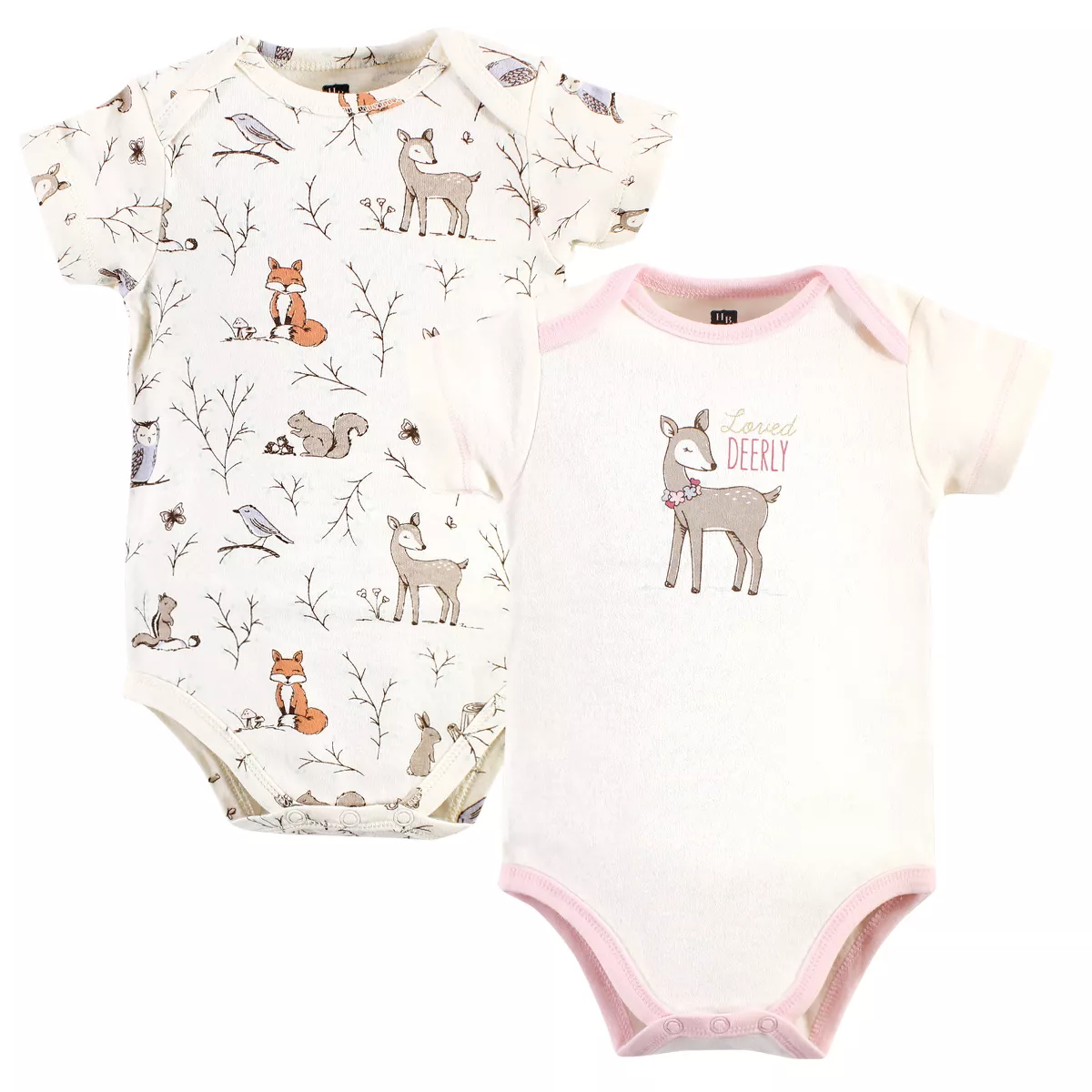 Hudson Baby Infant Girl Layette Start Set Baby Shower Gift 25pc, Enchanted Forest, 0-6 Months