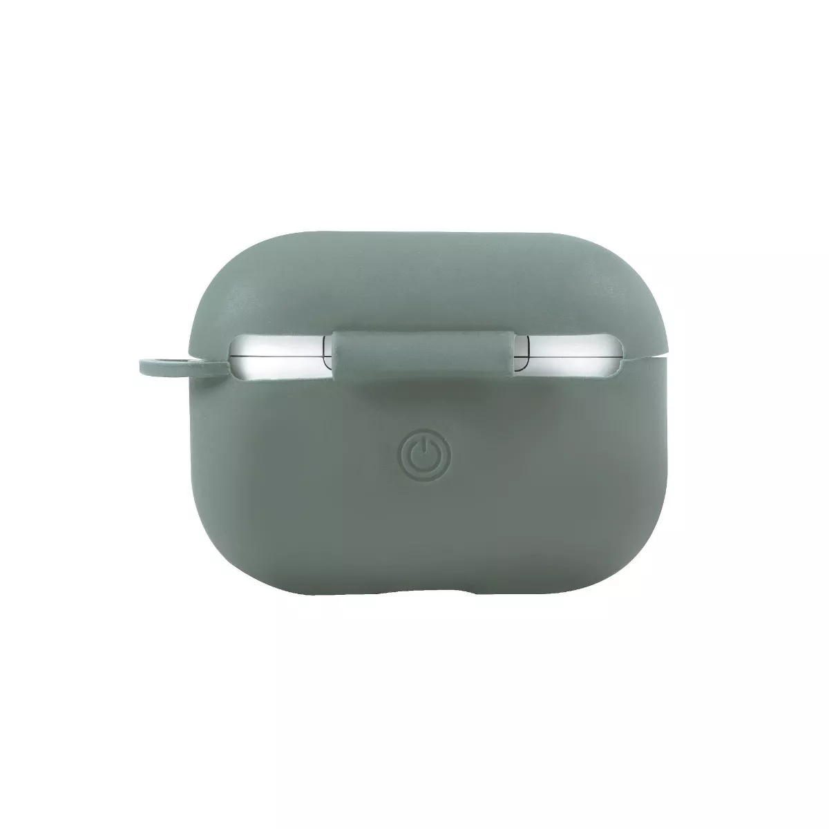 Insten Silicone Protective Case with Carabiner Clip Compatible With Apple AirPods Pro, Green