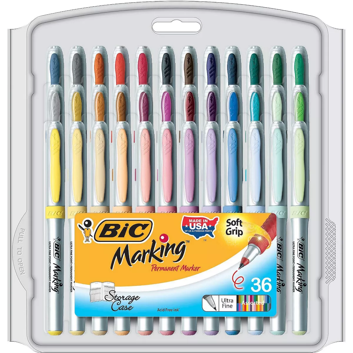 BIC Intensity Permanent Markers Ultra Fine Point Assorted Colors 809229